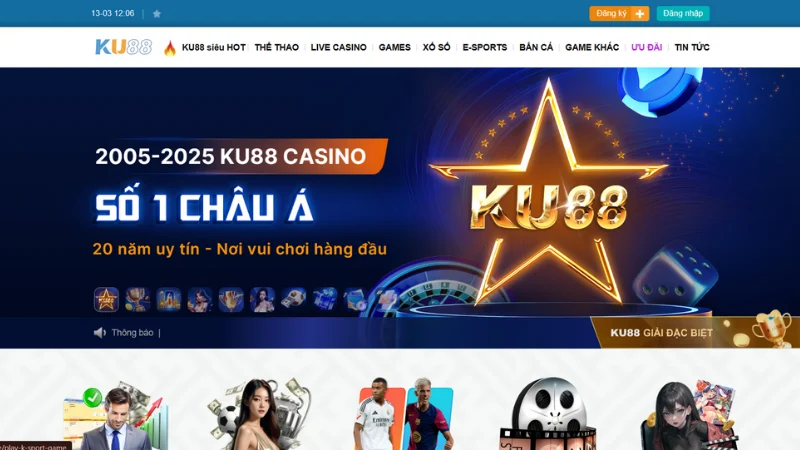 KU88 là sân chơi cá cược đỉnh cao trong thời đại công nghệ mới