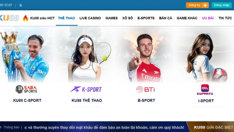 KU88 thể thao siêu hót khiến mọi bet thủ thỏa sức khám phá