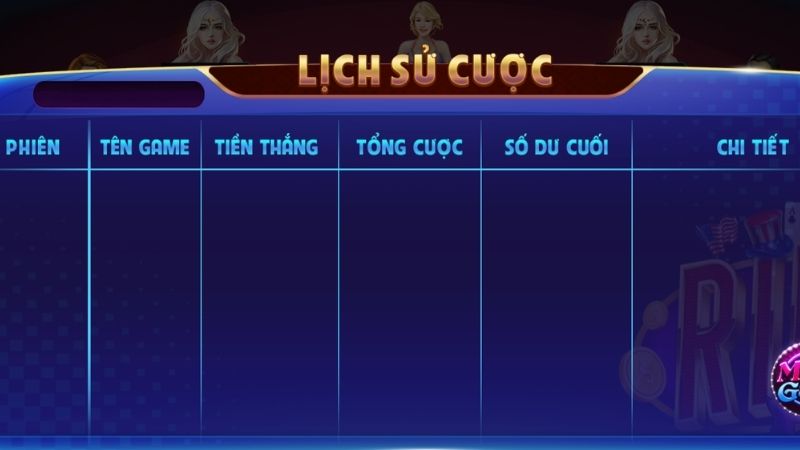 Theo dõi lịch sử kết quả